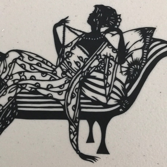 🔥ON SALE🔥Lady 💖 Handmade PaperCut Silhouette Scherenschn… - Picture 2 of 7